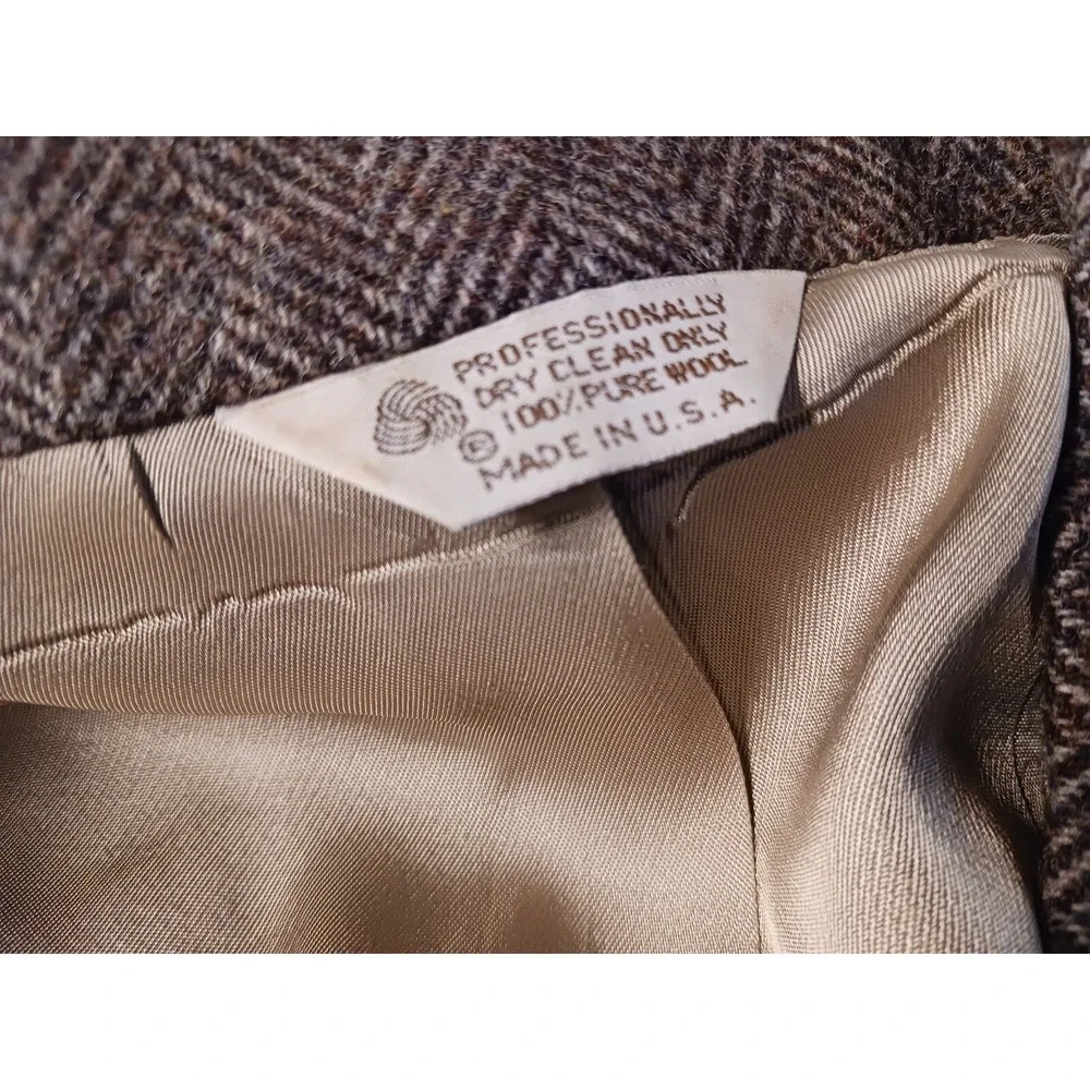 Vintage Oakmont Grey Wool Sport Coat Suit Jacket Blazer Men's Size 40R USA Made